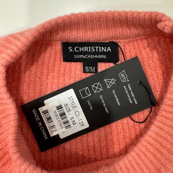 NWT S Christina Cashmere Sweater, Size S/M - Picture 15 of 16